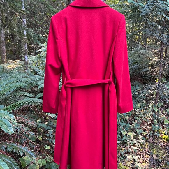 Pendleton Wool Wrap Coat - Women's Large - Red - Picture 4 of 6